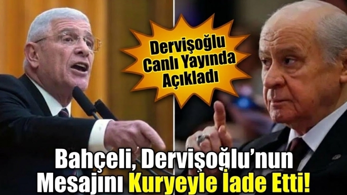 Bahçeli, Dervişoğlu’nun Mesajını Kuryeyle İade Etti!