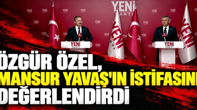 Özgür Özel, Mansur Yavaş'ın istifasını değerlendirdi