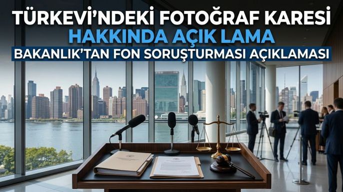 Adalet Bakanı Gürlek, fotoğraf karesine giren kişiyi tanımadığını beyan etti.