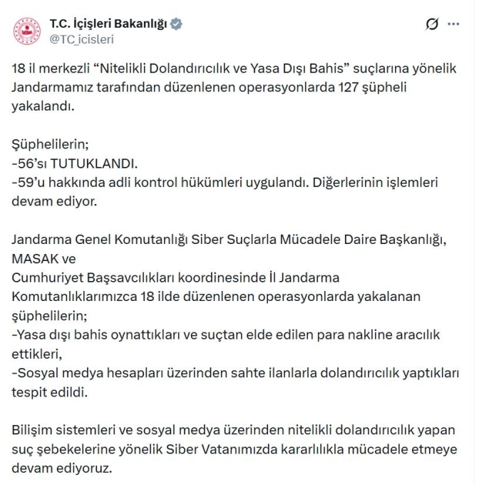 Siber Vatan Karıştı: 18 İlde Dev Operasyon, 56 Dolandırıcı Tutuklandı! 1
