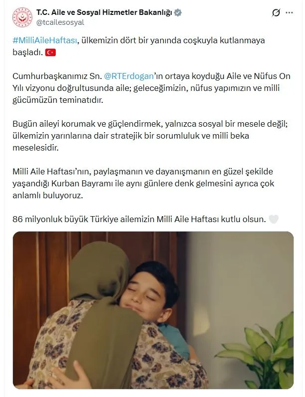 Aile ve Sosyal Hizmetler Bakanlığı\