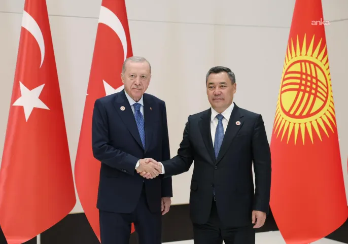 Cumhurbaşkanı Erdoğan, Kırgızistan Cumhurbaşkanı ile görüşme gerçekleştirdi 1