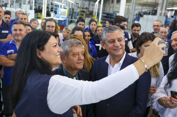 Özgür Özel fabrika işçileriyle buluştu 2