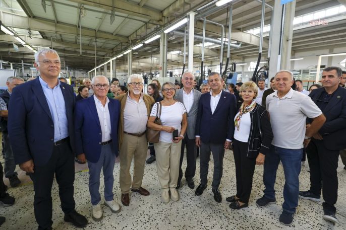 Özgür Özel fabrika işçileriyle buluştu 4