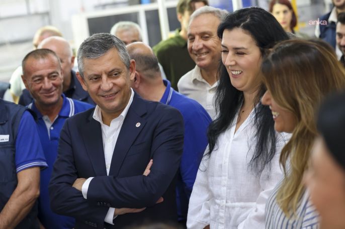 Özgür Özel fabrika işçileriyle buluştu 7