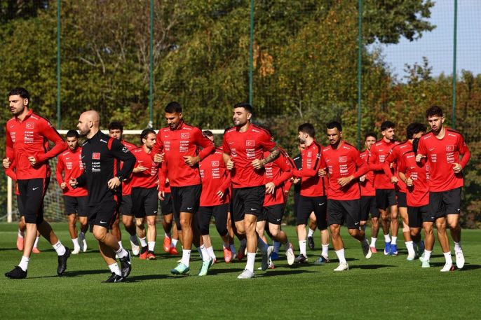 A Milli futbol takımı, İtalya maçı için antrenman yaptı 1