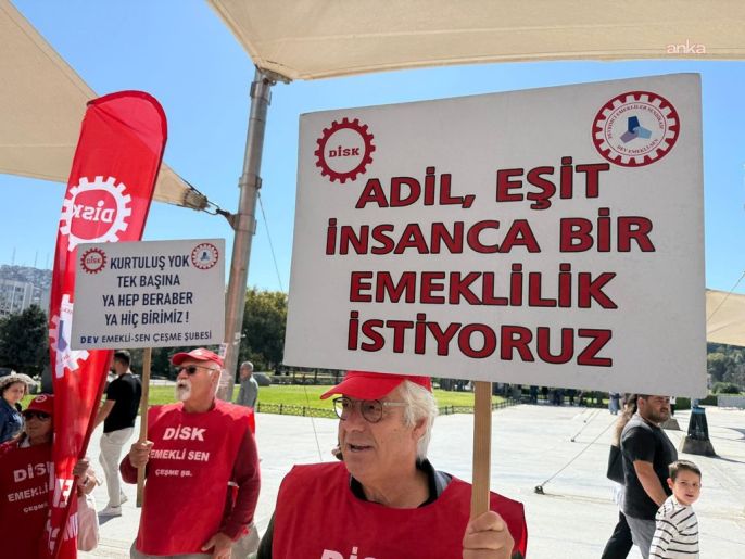 Emekliler hakları için ses yükseltti 2