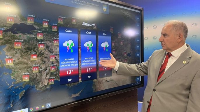 Meteoroloji hafta sonu için kuvvetli yağış uyarısı yaptı 3