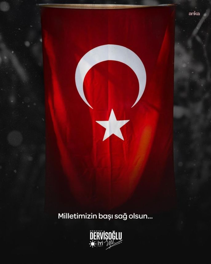 Müsavat Dervişoğlu, şehit polis için taziye mesajı yayımladı 1