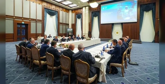 OVP hazırlıkları için TİSK ile görüşme: Bakanlar, iş dünyasının görüşlerini aldı