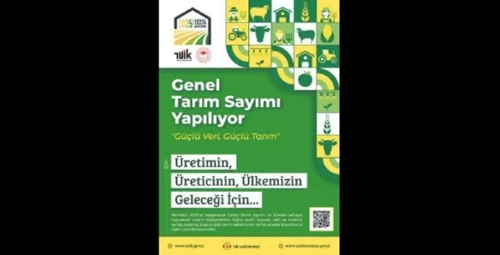 TÜİK genel tarım sayımına başladı