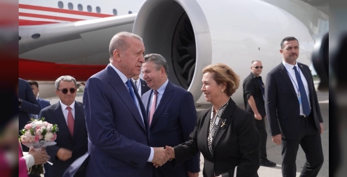 Cumhurbaşkanı Erdoğan, ABD'nin New York şehrine geldi