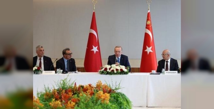 Erdoğan, ABD'li üst düzey şirket yöneticileriyle görüştü