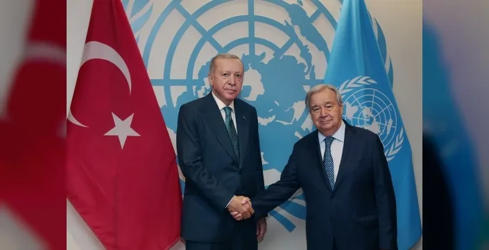 Erdoğan-Guterres görüşmesi: Gazze saldırıları ve Ukrayna savaşı ele alındı