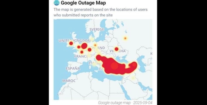Google'da Avrupa çaplı erişim sorunu: Türkiye de etkilendi