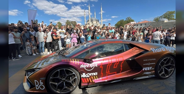 Gumball 3000 Rallisi Edirne'den geçti