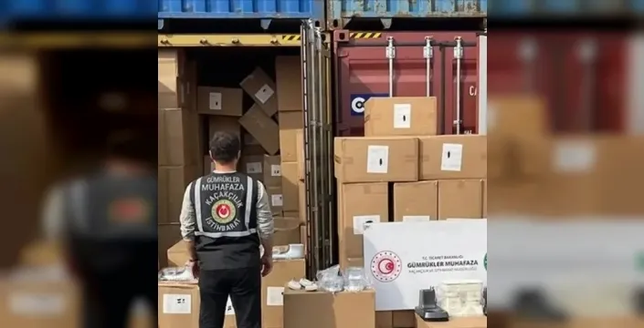 Gümrük Muhafaza'dan 9 ayda 74,8 milyar liralık kaçak eşya operasyonu