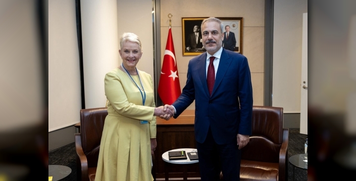 Hakan Fidan, Cindy McCain ile görüştü: küresel gıda güvensizliğiyle mücadele