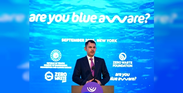 Murat Kurum: Mavi bizim umudumuzdur, su medeniyetimizdir