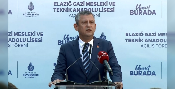 Özgür Özel: Ekrem İmamoğlu, 12 metrekarelik bir zindandan bu açılışı izliyor