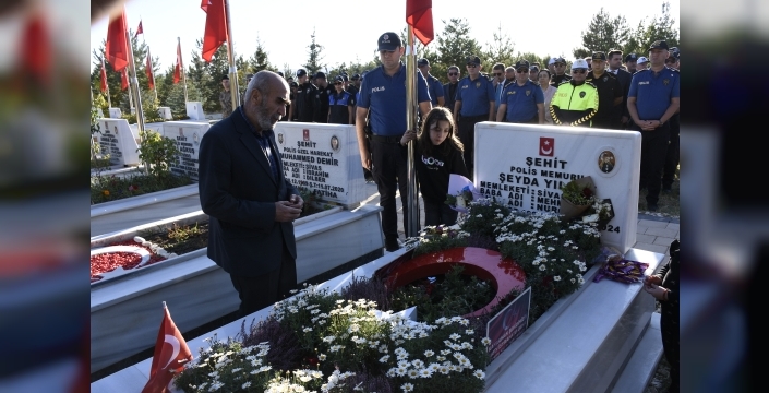 Şehit polis memuru Şeyda Yılmaz, şehadetinin yıl dönümünde anıldı
