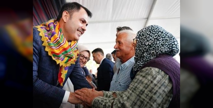 Sındırgı ve Bigadiç'te depremzedeler için 531 konutun temeli atıldı