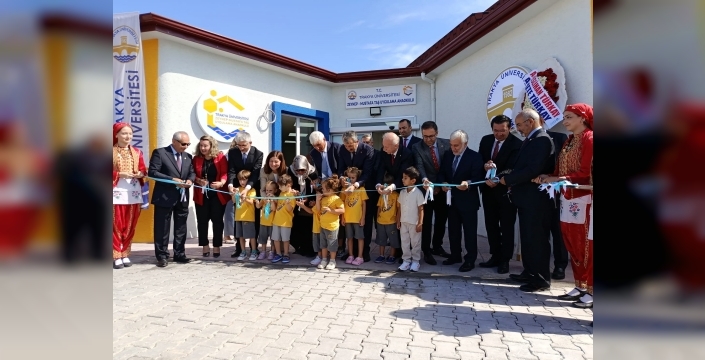 Trakya Üniversitesi'nde yeni uygulama anaokulu açıldı