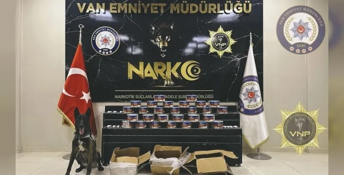 Van'da 113 kilo uyuşturucu ele geçirildi, 1 şüpheli gözaltında