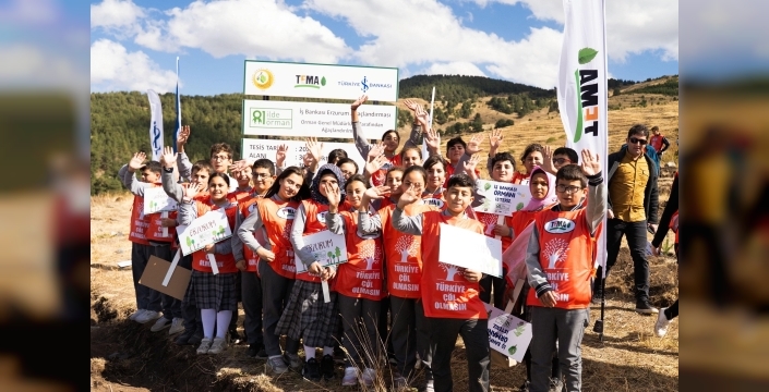 81 ilde 81 orman projesi Erzurum'da devam ediyor