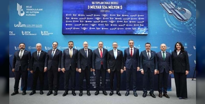 Bakan Uraloğlu duyurdu: 5G ihalesinden Hazine'ye 3 milyar 534 milyon dolar