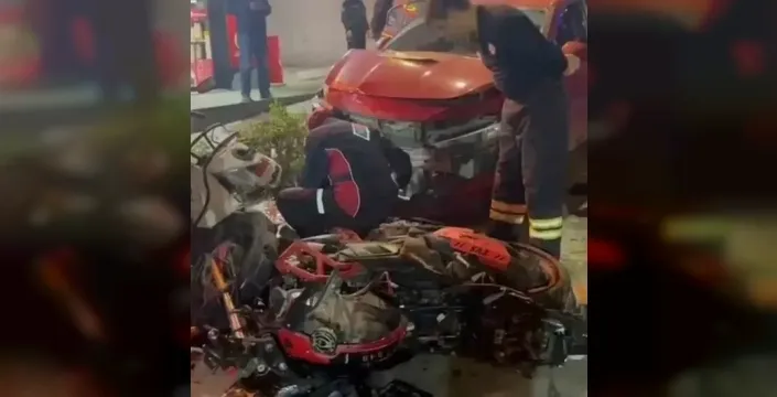 Çerkezköy'de trafik kazası: Yedi araçta hasar oluştu
