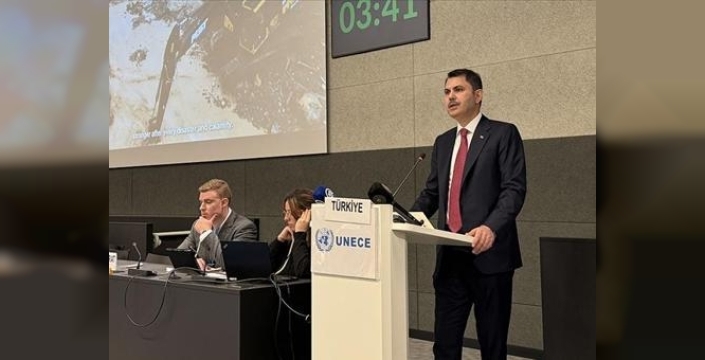 Çevre Bakanı Kurum: Türkiye, yeniden inşa sürecinde dünyada eşi az görülen bir hızla ilerliyor