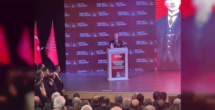 CHP'nin Ankara kongresi: Ümit Erkol tek aday olarak seçime girdi