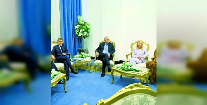 Cumhurbaşkanı Erdoğan, gazze zirvesinde yeni güç üçgenine işaret etti