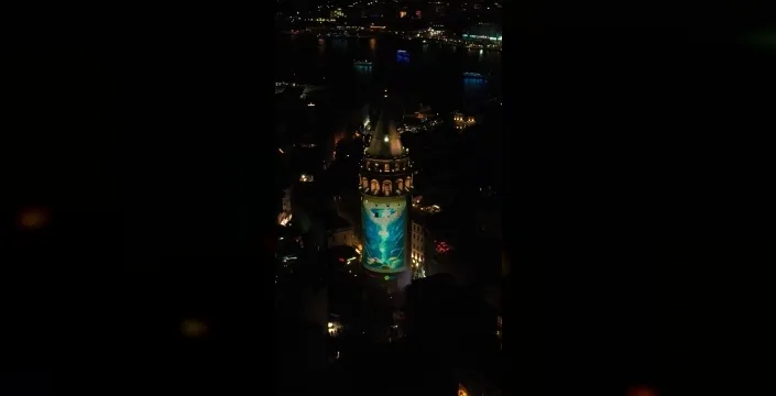 Emine Erdoğan'dan Galata Kulesi'ne sıfır atık vurgusu