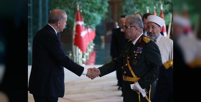 Erdoğan, 29 Ekimde tebrikleri Külliyede karşıladı