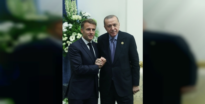 Erdoğan ve Macron, Gazze'de ateşkesi görüştü