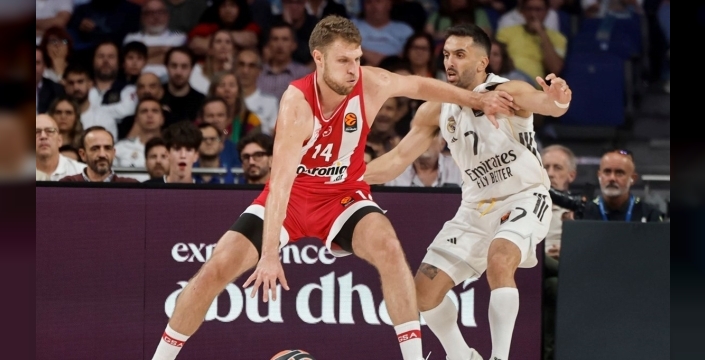 Euroleague'de 3. haftanın MVP'si Olympiakos'tan Sasha Vezenkov oldu