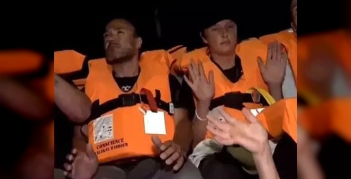 İsrail'in saldırdığı Özgürlük Filosu aktivistleri Aşdod Limanı'nda