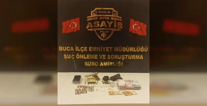 İzmirde şok operasyon: ruhsatsız silahlar ve uyuşturucuyla 6 şüpheli yakalandı