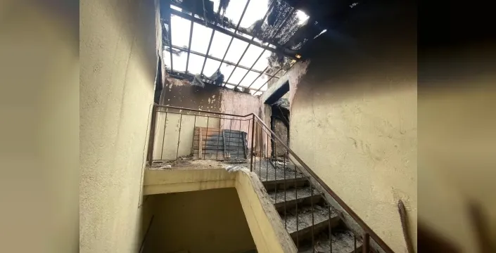 Konya'da yangın çıkan dairede kadın cesedi bulundu