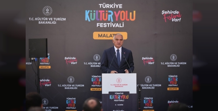 Kültür ve Turizm Bakanı Ersoy: Kültür Yolu Festivali dünyanın en büyük festivali haline geldi