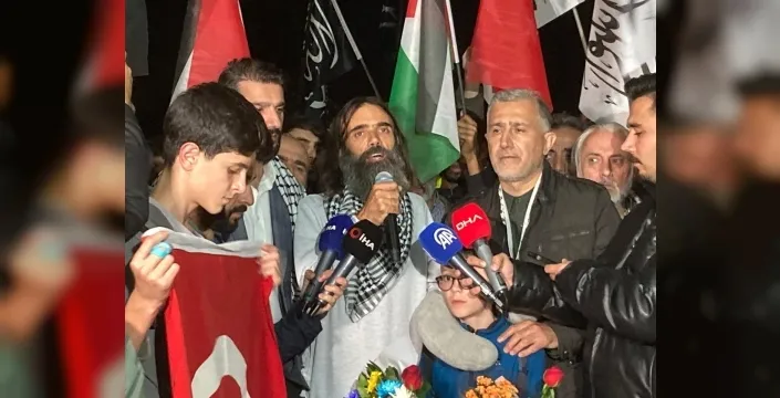 Küresel Sumud Filosu aktivisti Zeynel Abidin Özkan Türkiye'ye döndü