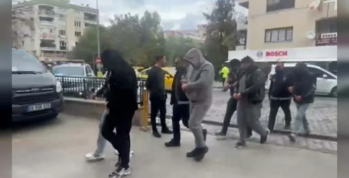 kuşadasında flaş baskın: 5 şüpheli cezaevine gönderildi