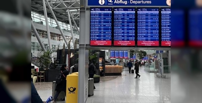Münih Havalimanı'nda dron alarmı: Uçuşlar durduruldu, binlerce yolcu mahsur kaldı
