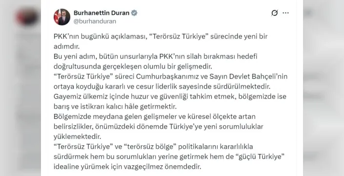 PKK'nın çekilme kararı: Terörsüz Türkiye hedefinde yeni aşama