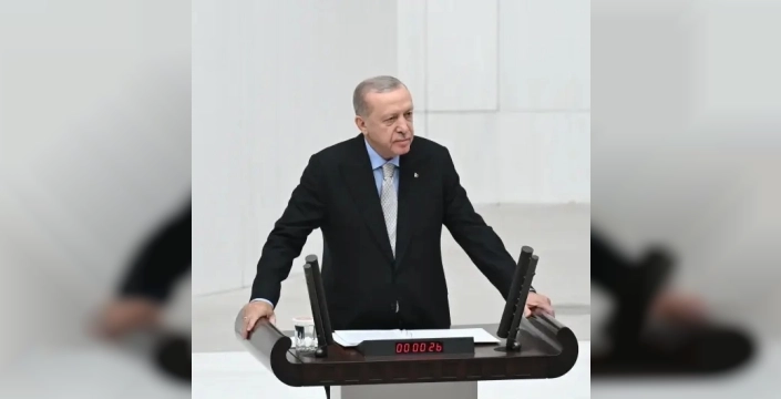 TBMM'de yeni yasama yılı açıldı: Erdoğan'dan Filistin ve terörle mücadele vurgusu