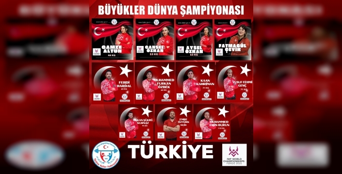 Türkiye'den Büyükler Dünya Halter Şampiyonası'nda tarihi başarı: 5 madalya ve 1 dünya rekoru