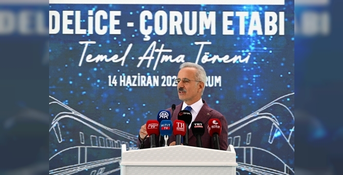 Ulaştırma Bakanı Uraloğlu: Ankara-Samsun Hızlı Demiryolu'nda yüzde 30 ilerleme kaydedildi