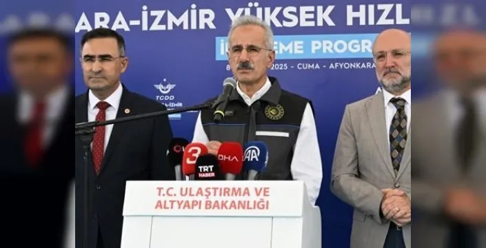 Ulaştırma Bakanı Uraloğlu: Köroğlu Tüneli'nde ışık göründü, Ankara-İzmir YHT hattında önemli adım